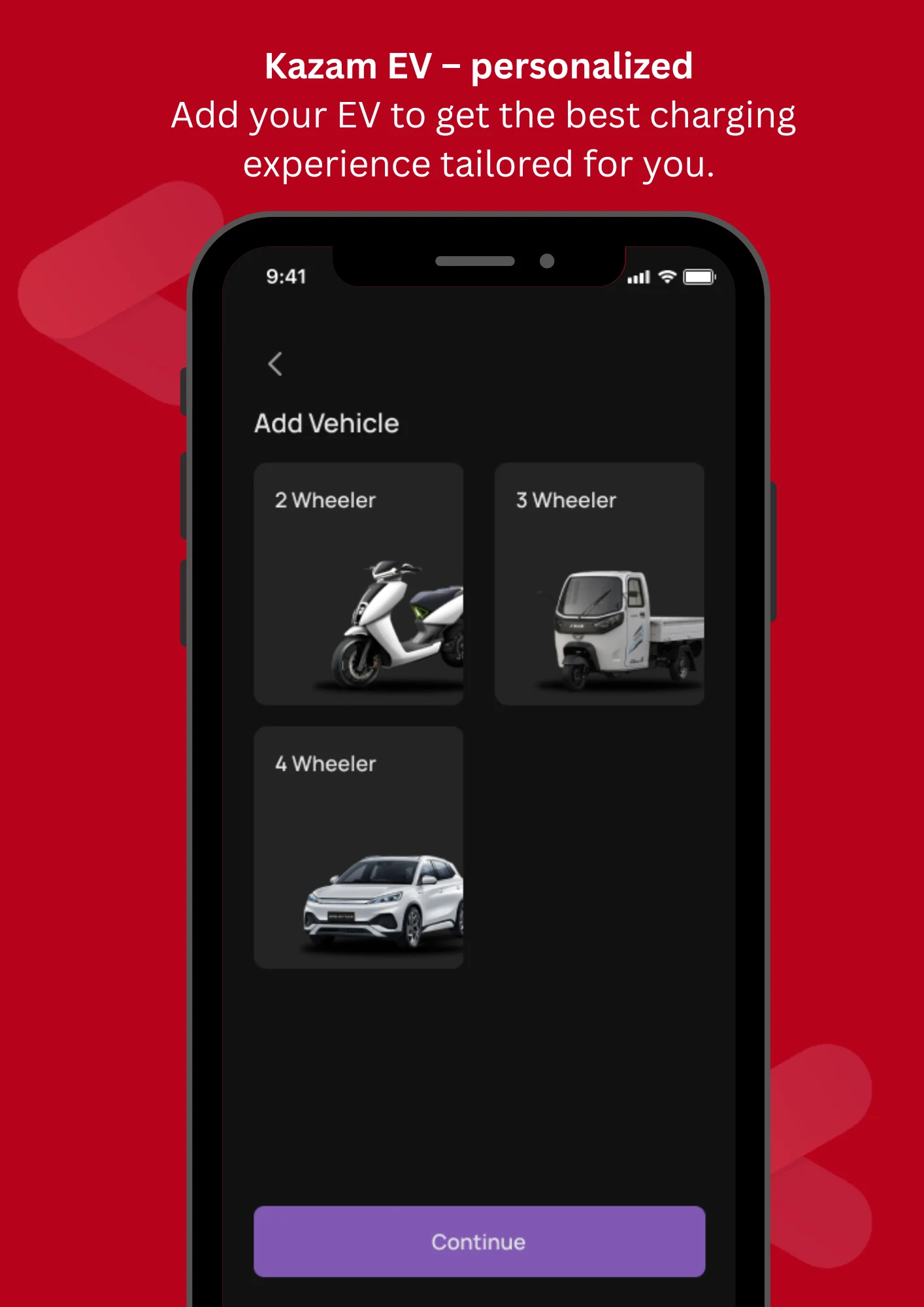 Kazam EV Charging screenshot